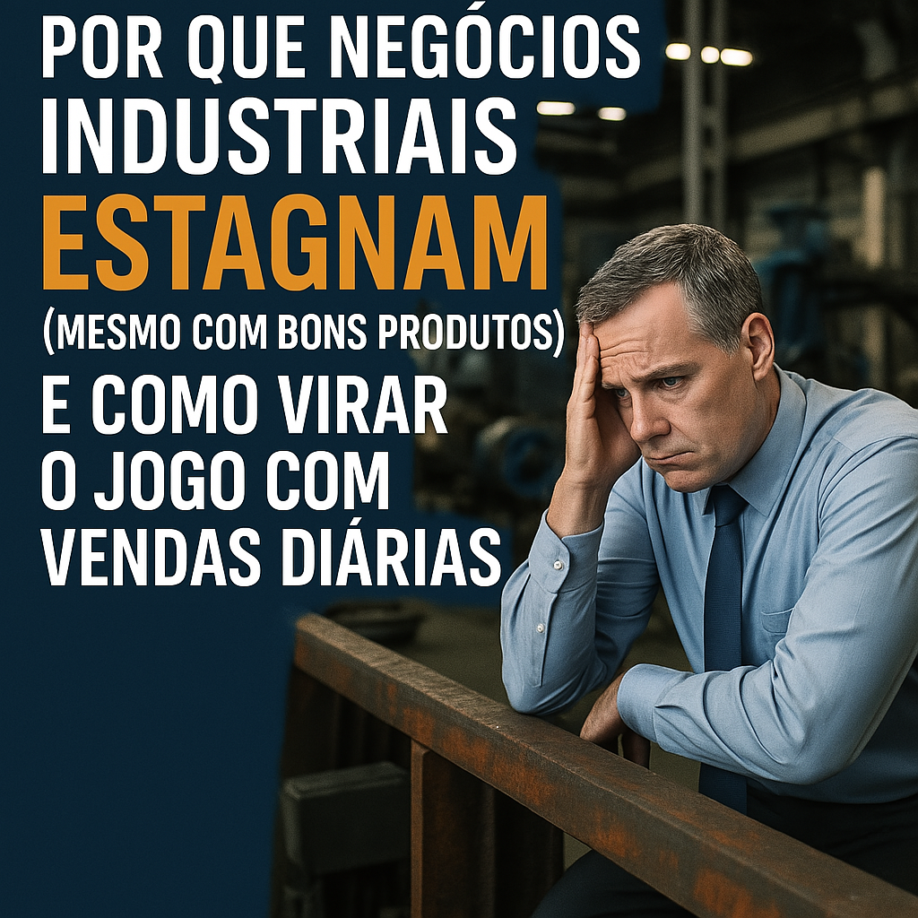 Por Que Negócios Setor Industrial Estagnam (Mesmo com Bons Produtos) e Como Virar o Jogo com Vendas Diárias